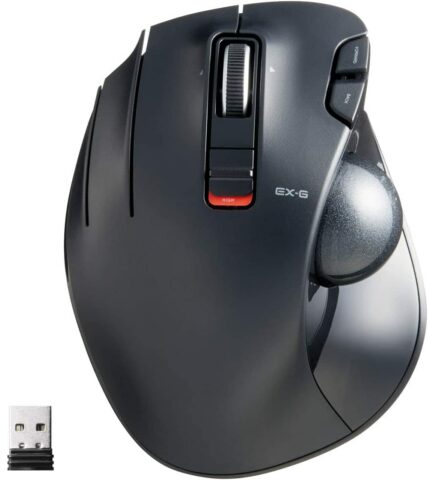 ELECOM EX-G Left-Handed Trackball Mouse