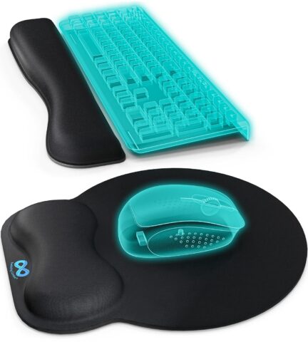 Everlasting Comfort Mouse Pad with Wrist Support